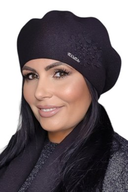 Beret Model Feba Black - Kamea - uniwersalny Kamea