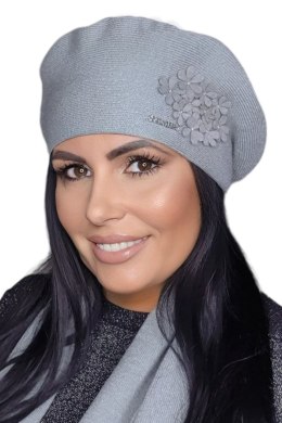 Beret Model Feba Grey - Kamea - uniwersalny Kamea