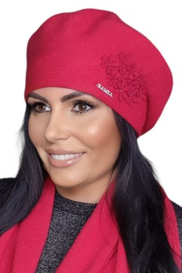 Beret Model Feba Red - Kamea - uniwersalny Kamea