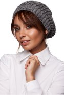 Beret Model BK060 Grafit - BE Knit - uniwersalny BE Knit