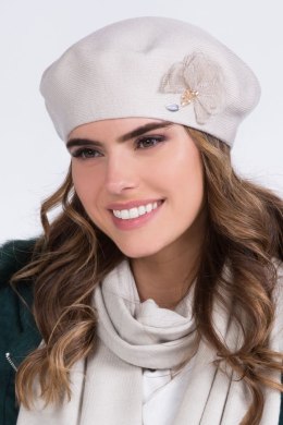 Beret Model Elza Beige - Kamea - uniwersalny Kamea