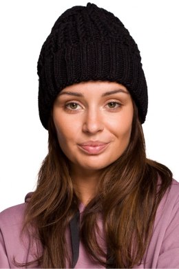 Czapka Damska Model BK057 Black - BE Knit - uniwersalny BE Knit