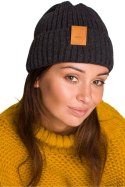 Czapka Damska Model BK059 Grafit - BE Knit - uniwersalny BE Knit