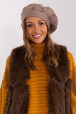 Beret Model AT-CZ-2318.26 Dark Beige - AT - uniwersalny AT