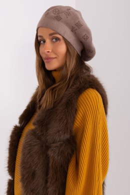 Beret Model AT-CZ-2318.26 Dark Beige - AT - uniwersalny AT