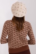 Beret Model AT-CZ-2318.26 Light Beige - AT - uniwersalny AT