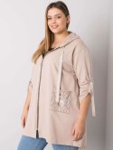 Bluza-RV-BL-6795.84-beżowy - ONE SIZE