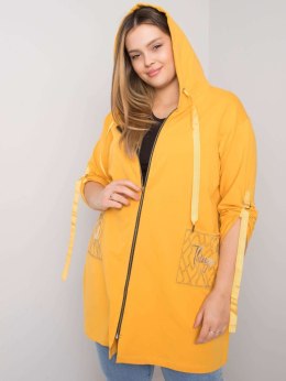 Bluza-RV-BL-6795.84-ciemny żółty - ONE SIZE