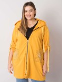 Bluza-RV-BL-6795.84-ciemny żółty - ONE SIZE