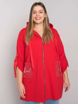 Bluza-RV-BL-6795.84-czerwony - ONE SIZE