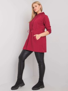 Bluza-RV-BL-6853.10P-bordowy - ONE SIZE