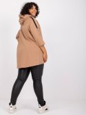 Bluza-RV-BL-6796.86-camelowy - ONE SIZE