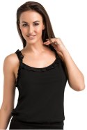 Koszulka nocna Koszulka do spania Model Sleepy 2709-1 Black - Teyli - XXL Teyli