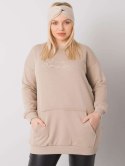 Bluza-RV-BL-7094.17P-beżowy - ONE SIZE