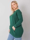 Bluza-RV-BL-7094.17P-ciemny zielony - ONE SIZE