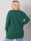 Bluza-RV-BL-7094.17P-ciemny zielony - ONE SIZE