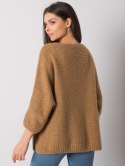 Sweter-TW-SW-BI-J1001.06-camelowy - ONE SIZE