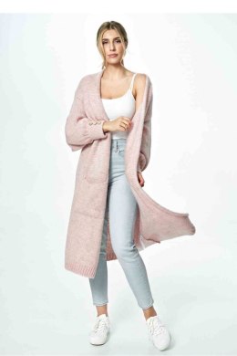 Sweter Kardigan Model M889 Light Pink - Figl - uniwersalny Figl