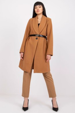 Płaszcz Damski Model DHJ-PL-2861.91 Camel - Italy Moda - uniwersalny Italy Moda