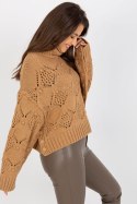 Sweter Damski Model EM-SW-1037-01.24X Camel - EM - uniwersalny EM