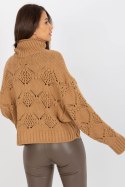 Sweter Damski Model EM-SW-1037-01.24X Camel - EM - uniwersalny EM