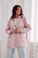 Marynarka Model Arya ROZ ZAK0018 Pink - Roco Fashion - uniwersalny Roco Fashion