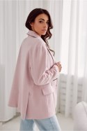 Marynarka Model Arya ROZ ZAK0018 Pink - Roco Fashion - uniwersalny Roco Fashion