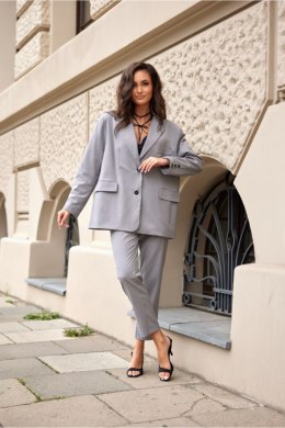 Marynarka Model Bridget SZA ZAK0014 Grey - Roco Fashion - uniwersalny Roco Fashion