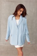 Marynarka Model NIE ZAK0008 Blue - Roco Fashion - uniwersalny Roco Fashion