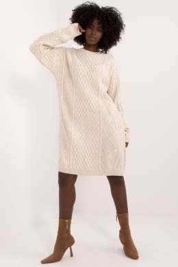 Sukienka Model BA-SK-0528.45 Light Beige - Badu - uniwersalny Badu