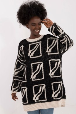 Sweter Damski Model BA-SW-0277.02 Black - Badu - uniwersalny Badu