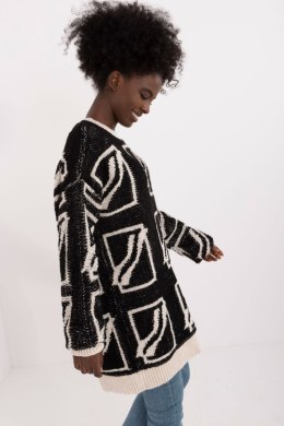 Sweter Damski Model BA-SW-0277.02 Black - Badu - uniwersalny Badu