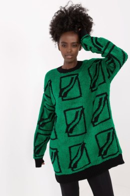 Sweter Damski Model BA-SW-0277.02 Green - Badu - uniwersalny Badu