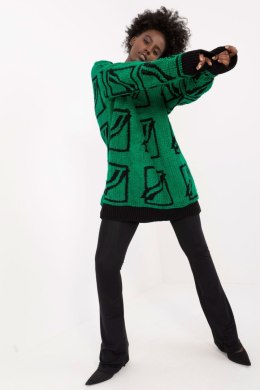 Sweter Damski Model BA-SW-0277.02 Green - Badu - uniwersalny Badu