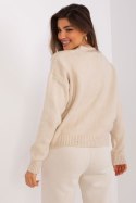 Sweter Damski Model BA-SW-0279.71P Beige - Badu - uniwersalny Badu