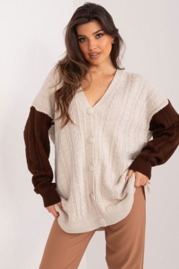 Sweter Damski Model BA-SW-0549.32 Brown - Badu - uniwersalny Badu