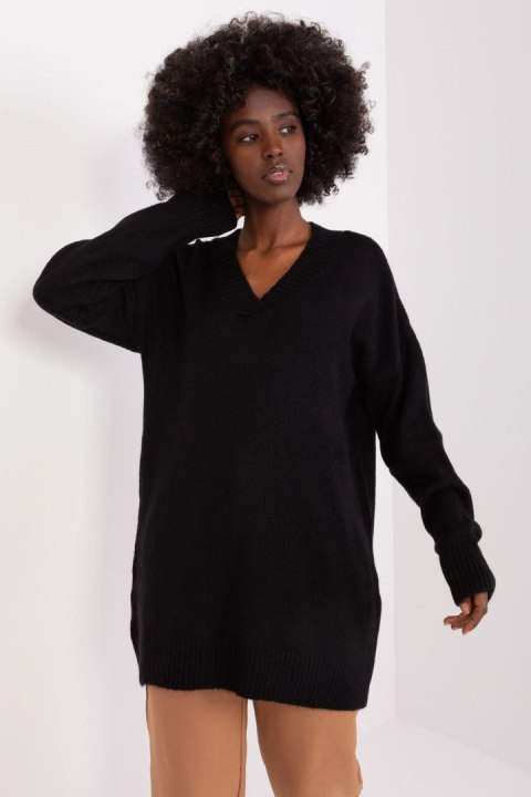 Sweter Damski Model BA-SW-0577.02P Black - Badu - uniwersalny Badu