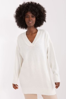 Sweter Damski Model BA-SW-0577.36X Ecru - Badu - uniwersalny Badu