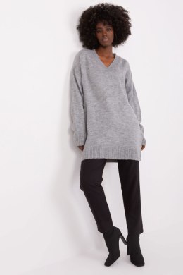 Sweter Damski Model BA-SW-0577.36X Grey - Badu - uniwersalny Badu