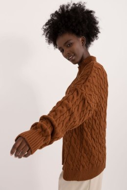 Sweter Damski Model BA-SW-0617.04 Brown - Badu - uniwersalny Badu