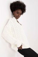 Sweter Damski Model BA-SW-0617.04 Ecru - Badu - uniwersalny Badu