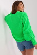 Sweter Damski Model BA-SW-8014.17P Fluo Green - Badu - uniwersalny Badu