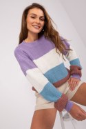 Sweter Damski Model BA-SW-8024.57P Violet - Badu - uniwersalny Badu