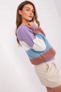 Sweter Damski Model BA-SW-8024.57P Violet - Badu - uniwersalny Badu