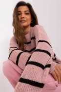 Sweter Damski Model BA-SW-8025.38P Light Pink - Badu - uniwersalny Badu