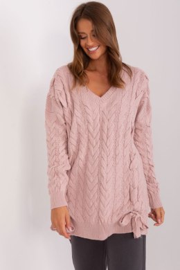 Sweter Damski Model BA-SW-8027.46P Light Pink - Badu - uniwersalny Badu