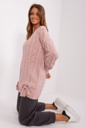 Sweter Damski Model BA-SW-8027.46P Light Pink - Badu - uniwersalny Badu