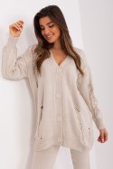 Sweter Damski Model BA-SW-8042-1.23 Beige - Badu - uniwersalny Badu