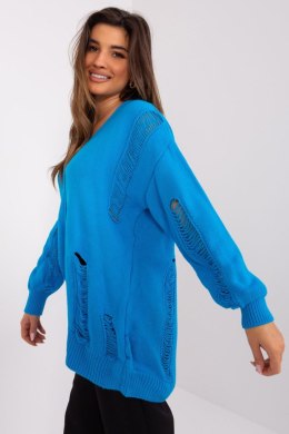 Sweter Damski Model BA-SW-8042-1.23 Blue - Badu - uniwersalny Badu