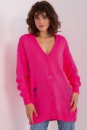 Sweter Damski Model BA-SW-8042-1.23 Fluo Pink - Badu - uniwersalny Badu